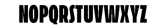 Lamina BT Bold Condensed Font LOWERCASE