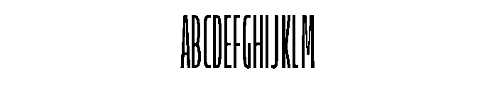 Lamina BT Extra Light Condensed Font UPPERCASE