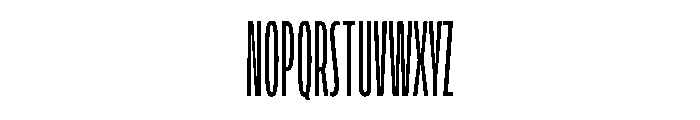 Lamina BT Extra Light Condensed Font UPPERCASE