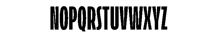 Lamina BT Regular Condensed Font UPPERCASE