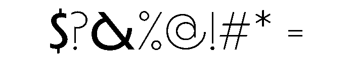 Lamina BT Regular Extended Font OTHER CHARS