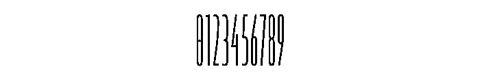 Lamina BT Thin Condensed Font OTHER CHARS