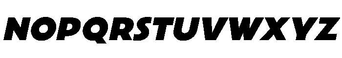 LaminaBT Black Slanted Font LOWERCASE