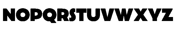 LaminaBT BlackExtended Instance Font LOWERCASE