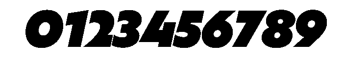 LaminaBT BlackExtendedSlanted Instance Font OTHER CHARS