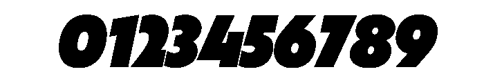 LaminaBT BlackSlanted Instance Font OTHER CHARS