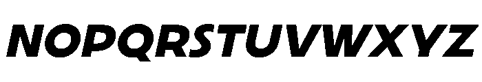 LaminaBT Bold Slanted Font UPPERCASE