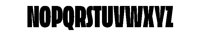 LaminaBT BoldCondensed Instance Font UPPERCASE