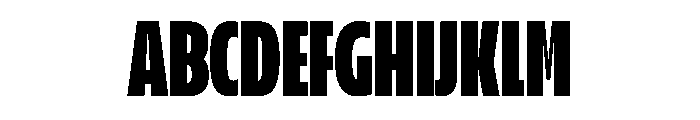 LaminaBT BoldCondensed Instance FONT