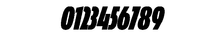 LaminaBT BoldCondensedSlanted Instance Font OTHER CHARS