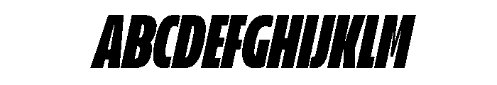 LaminaBT BoldCondensedSlanted Instance FONT