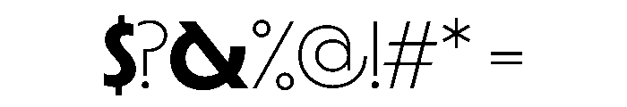 LaminaBT BoldExtended Instance Font OTHER CHARS
