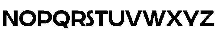 LaminaBT BoldExtended Instance Font UPPERCASE