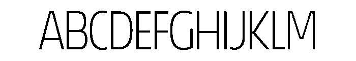LaminaBT ExtraLight Instance FONT
