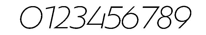 LaminaBT ExtraLightExtendedSlanted Instance Font OTHER CHARS