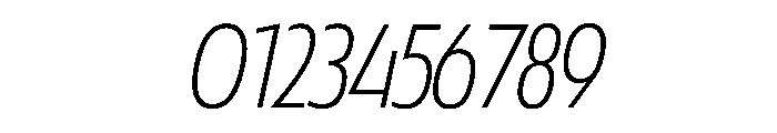 LaminaBT ExtraLightSlanted Instance Font OTHER CHARS