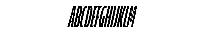 LaminaBT LightCondensedSlanted Instance FONT