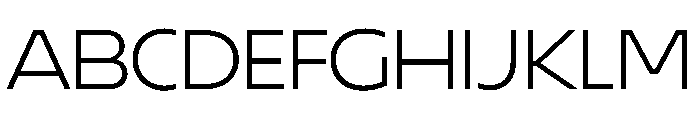 LaminaBT LightExtended Instance Font UPPERCASE