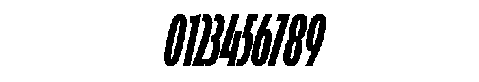 LaminaBT RegularCondensedSlanted Instance Font OTHER CHARS