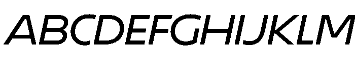 LaminaBT RegularExtendedSlanted Instance FONT