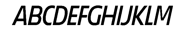 LaminaBT RegularSlanted Instance FONT