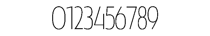 LaminaBT Thin Instance Font OTHER CHARS