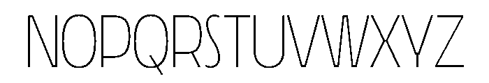 LaminaBT Thin Instance Font LOWERCASE