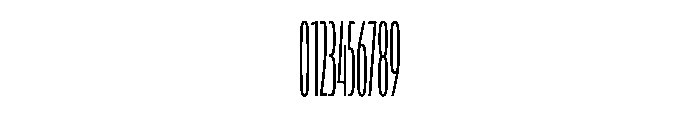 LaminaBT ThinCondensed Instance Font OTHER CHARS