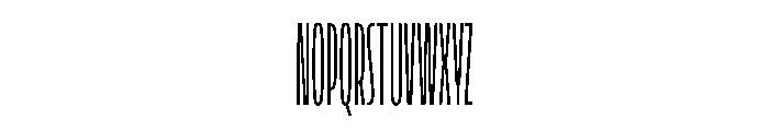 LaminaBT ThinCondensed Instance Font UPPERCASE