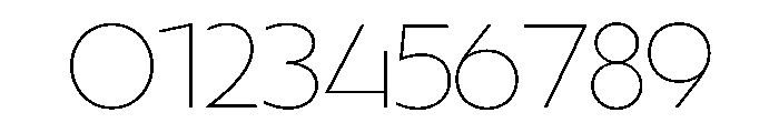 LaminaBT ThinExtended Instance Font OTHER CHARS