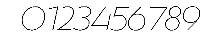 LaminaBT ThinExtendedSlanted Instance Font OTHER CHARS
