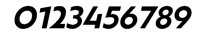 LaminaBTMedium Slanted Font OTHER CHARS