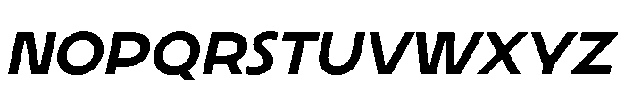 LaminaBTMedium Slanted Font LOWERCASE