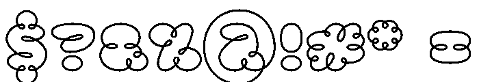 Laminat Medium Font OTHER CHARS