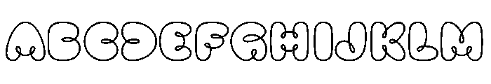 Laminat Medium Font UPPERCASE