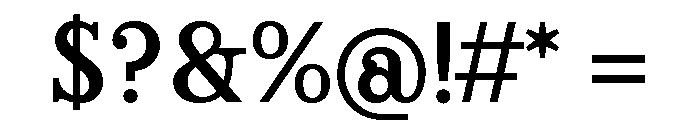 Landnama Regular Font OTHER CHARS