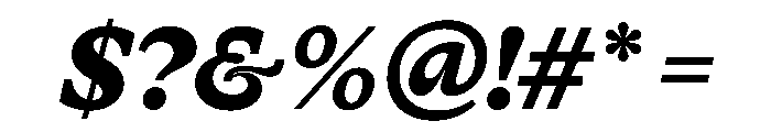 LanterneTrial BoldItalic Font OTHER CHARS