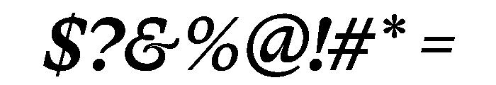 LanterneTrial BookItalic Font OTHER CHARS