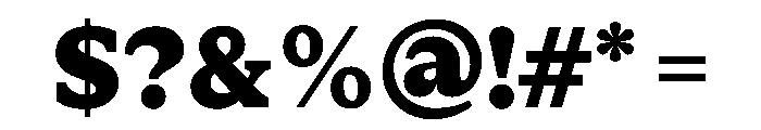 LanterneTrial Heavy Font OTHER CHARS