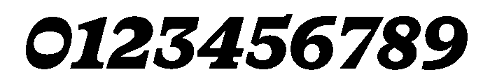 LanterneTrial HeavyItalic Font OTHER CHARS