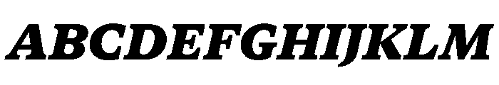 LanterneTrial HeavyItalic Font UPPERCASE