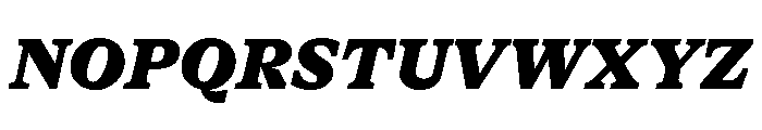 LanterneTrial HeavyItalic Font UPPERCASE