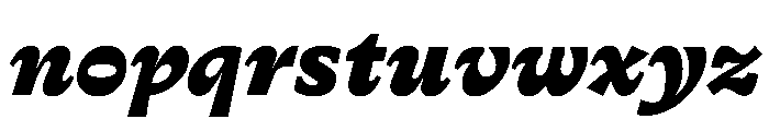 LanterneTrial HeavyItalic Font LOWERCASE
