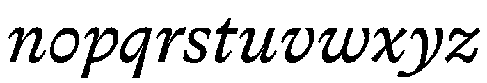 LanterneTrial Italic Font LOWERCASE