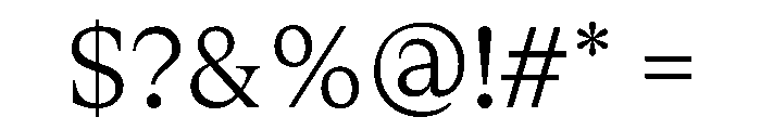 LanterneTrial Light Font OTHER CHARS