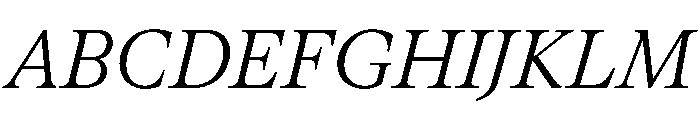LanterneTrial LightItalic Font UPPERCASE