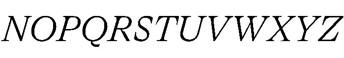 LanterneTrial LightItalic Font UPPERCASE