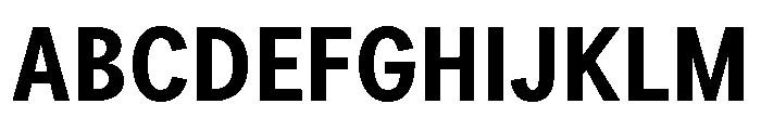 Lars BoldCondensed Font UPPERCASE