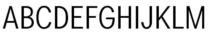 Lars LightCondensed Font UPPERCASE