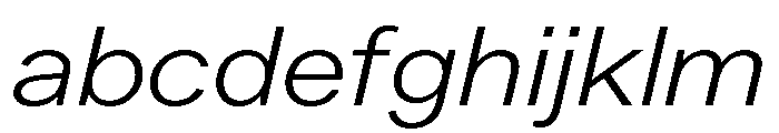 Lars LightExtendedItalic FONT
